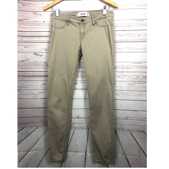 hollister twill pants